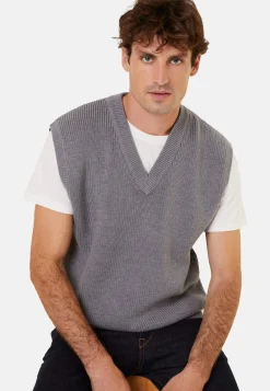 Montagut Pulls-Pull sans manches - Felipe 09-Gris moyen