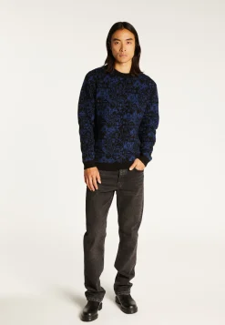 Montagut Pulls-Pull unisexe laine et cachemire - Swann 03-Bleu foncé