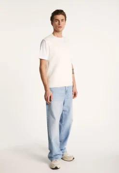 Montagut Pulls-Pull unisexe sans manches en coton bio - Isodor 82-Ecru