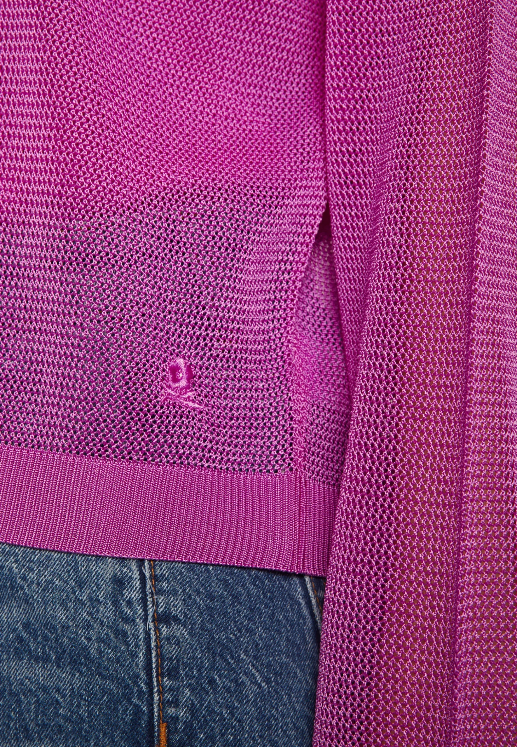 Montagut Pulls-Pull zippé en fil lumière - Denyze 16-Violet clair