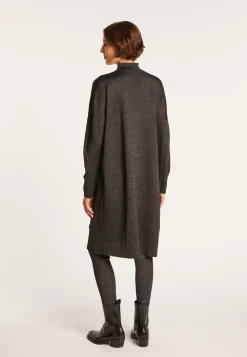 Montagut Jupes Et Robes-Robe ample avec col montant - Grazia 01-Noir