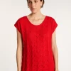 Montagut Jupes Et Robes-Robe courte en coton - Aness 52-Rouge