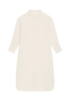 Montagut Jupes Et Robes-Robe longue col polo en lin - Valerie 12-Beige clair