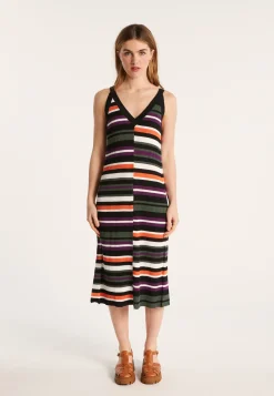 Montagut Jupes Et Robes-Robe longue en coton bio - Leah 86-Multicolore