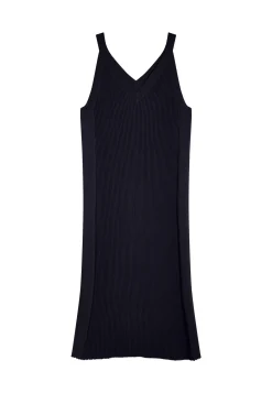 Montagut Jupes Et Robes-Robe longue en coton bio - Leah 05-Bleu marine