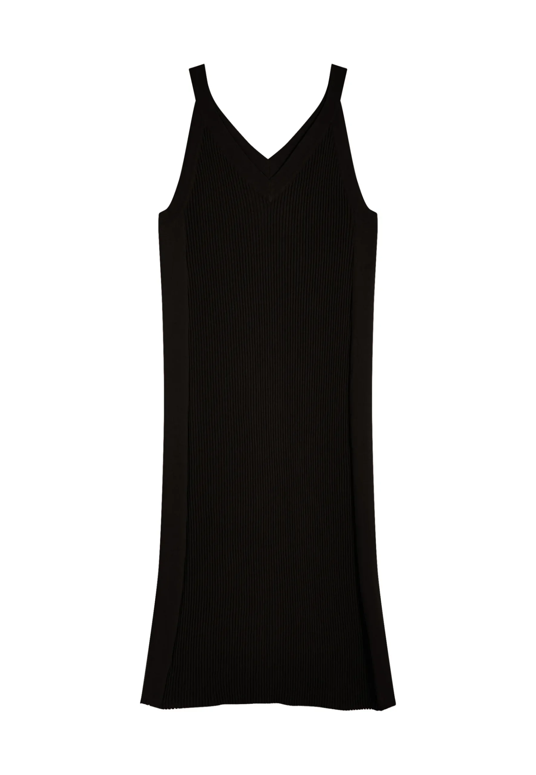 Montagut Jupes Et Robes-Robe longue en coton bio - Leah 01-Noir