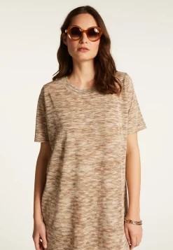 Montagut Jupes Et Robes-Robe longue irisée - Dabia 13-Beige moyen
