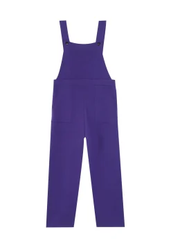 Montagut Pulls-Salopette en laine mérinos - Corentine 17-Violet