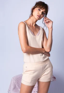 Montagut T-Shirts Et Débardeurs-Short en cachemire - Hayo 85-Nude