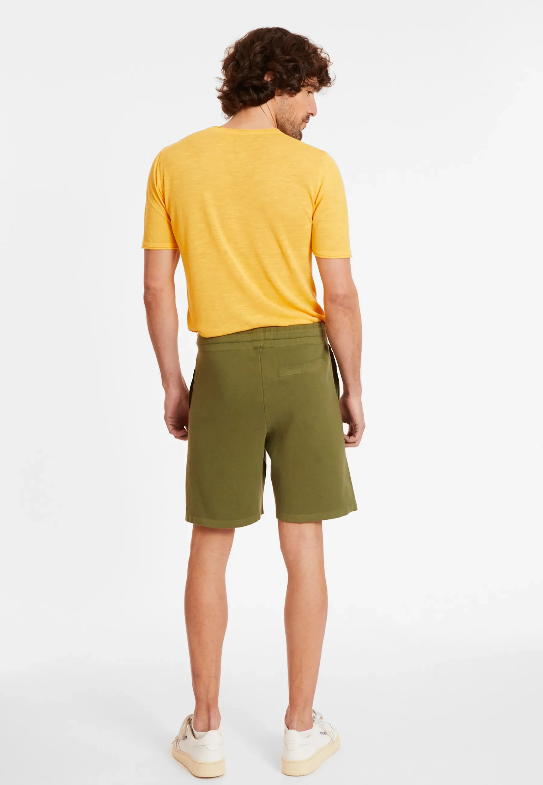 Montagut Pantalons Et Shorts-Short en coton avec poches - Donata 83-Kaki
