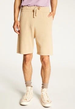 Montagut Pantalons Et Shorts-Short en coton brossé - Drey 12-Beige clair