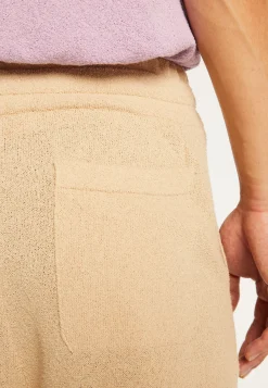 Montagut Pantalons Et Shorts-Short en coton brossé - Drey 12-Beige clair