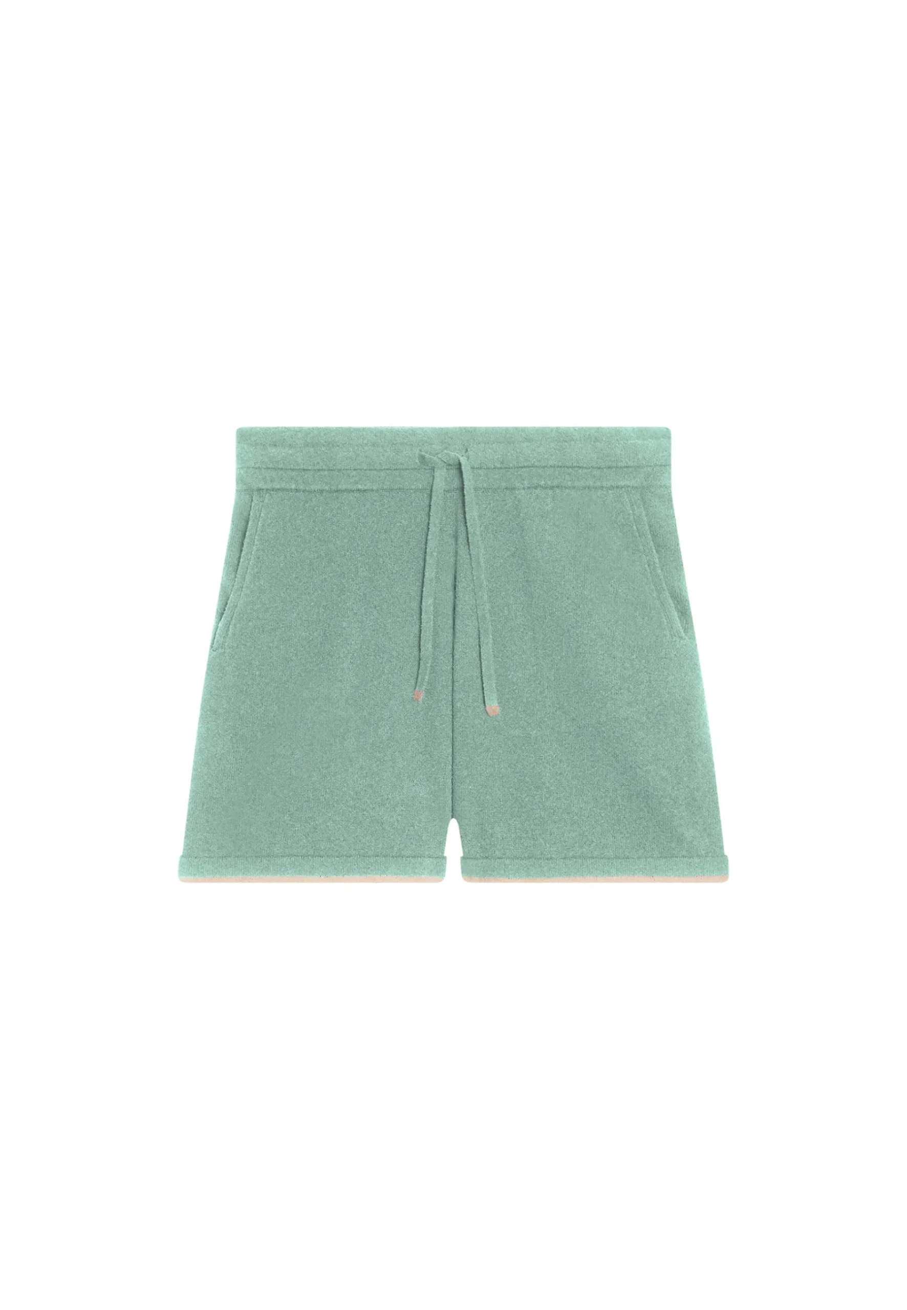 Montagut Pantalons Et Shorts-Short en coton brossé - Maze 94-Vert amande
