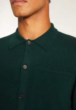 Montagut Vestes Et Cardigans-Surchemise en cachemire - Tahim 21-Vert foncé