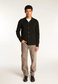 Montagut Vestes Et Cardigans-Surchemise en cachemire - Tahim 01-Noir