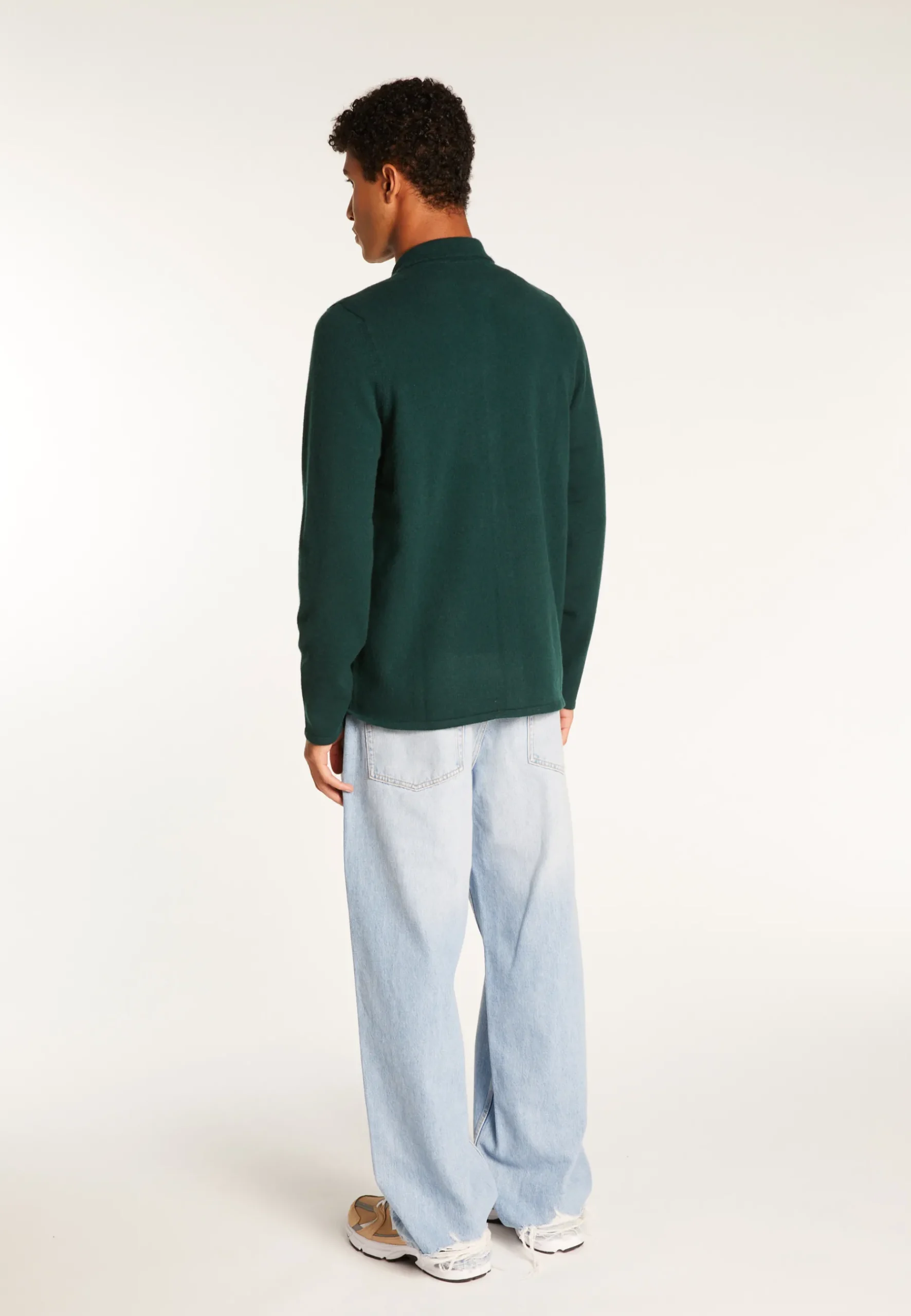 Montagut Vestes Et Cardigans-Surchemise en cachemire - Tahim 21-Vert foncé