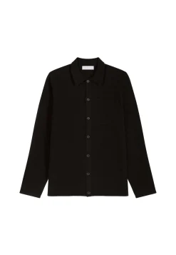 Montagut Vestes Et Cardigans-Surchemise en cachemire - Tahim 01-Noir