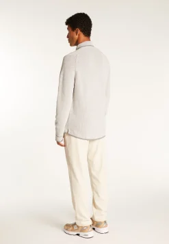 Montagut Vestes Et Cardigans-Surchemise unisexe en laine velours - Timeo 09-Gris moyen