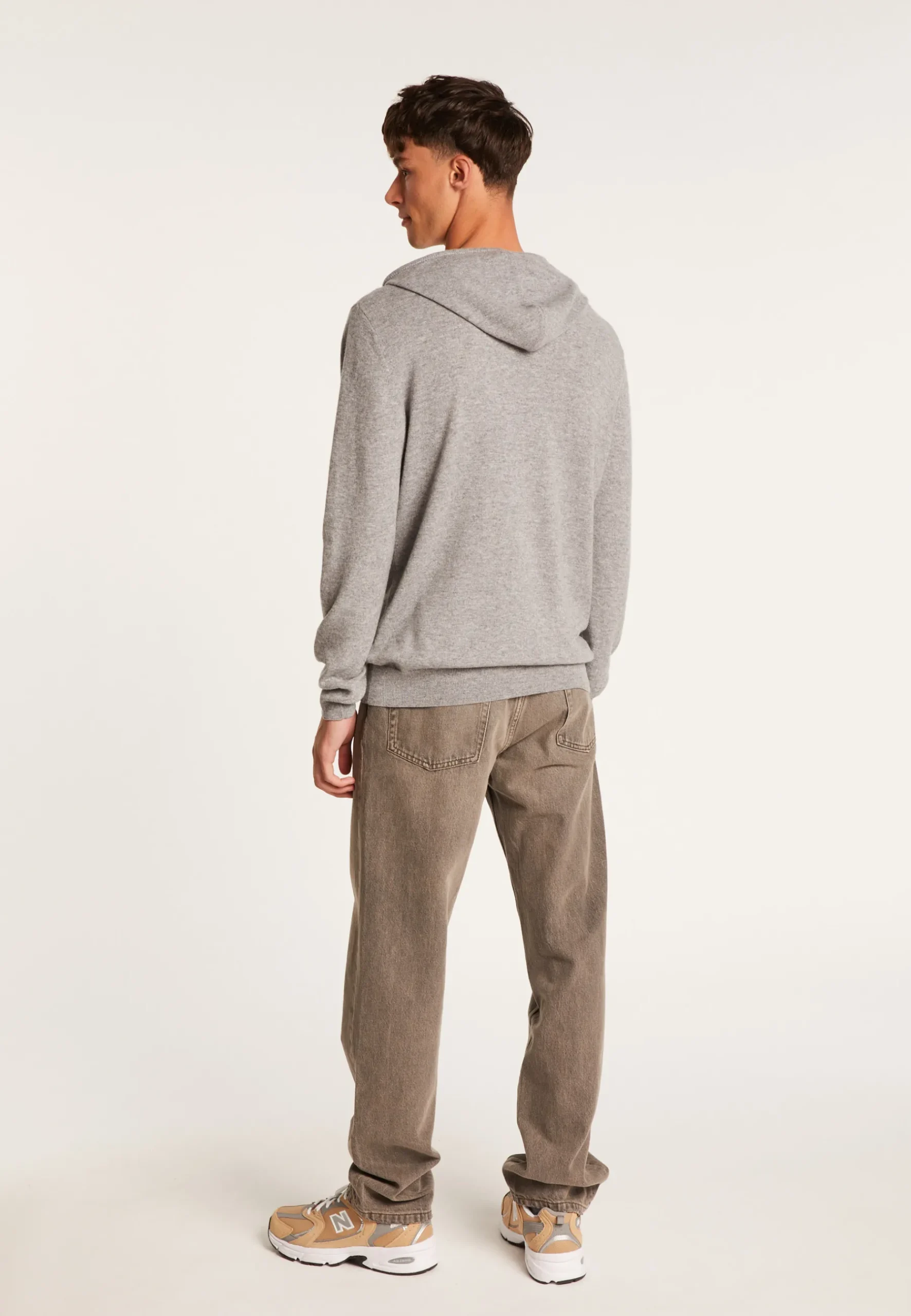 Montagut Vestes Et Cardigans-Sweat à capuche en cachemire - Badwin 09-Gris moyen