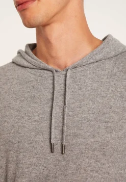 Montagut Vestes Et Cardigans-Sweat à capuche en cachemire - Badwin 09-Gris moyen