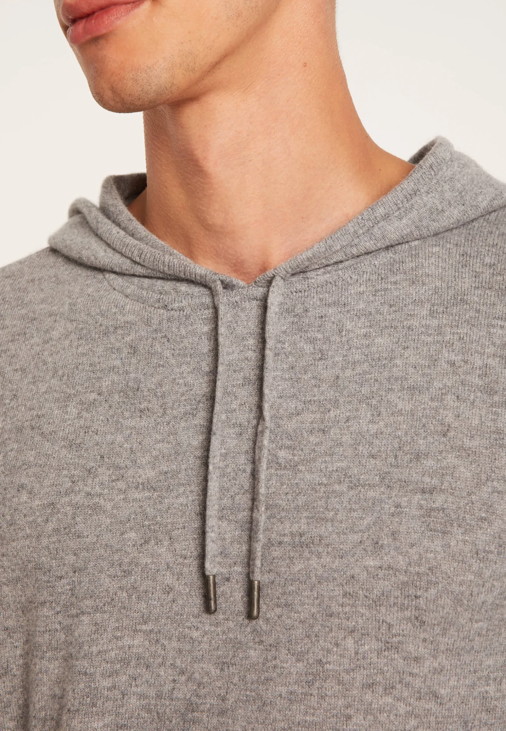 Montagut Vestes Et Cardigans-Sweat à capuche en cachemire - Badwin 09-Gris moyen