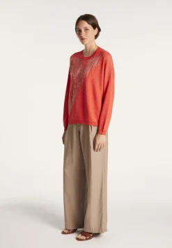 Montagut Pulls-Sweat à paillettes - Mina 15-Orange