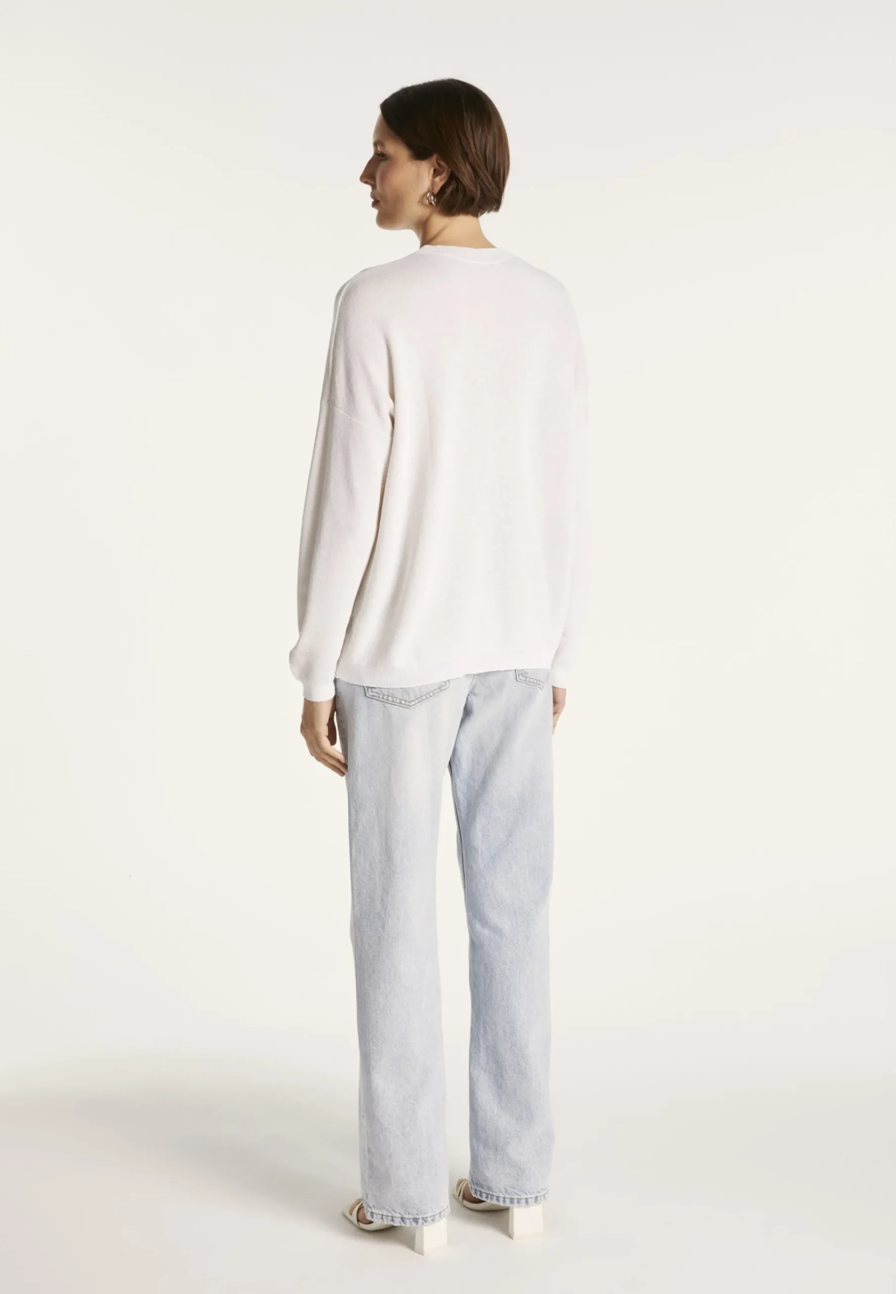 Montagut Pulls-Sweat à paillettes - Mina 02-Blanc