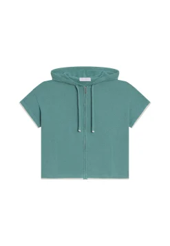 Montagut Pulls-Sweat en coton brossé - Mackenzie 94-Vert amande