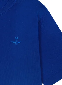 Montagut Polos Et T-Shirts-Tee-Shirt en Fil lumière 06-Bleu moyen