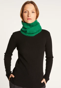 Montagut Accessoires-Tour de cou unisexe en cachemire - Lisa 22-Vert moyen