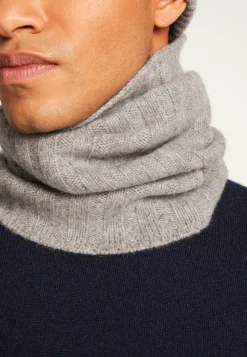 Montagut Accessoires-Tour de cou unisexe en cachemire - Lisa 09-Gris moyen