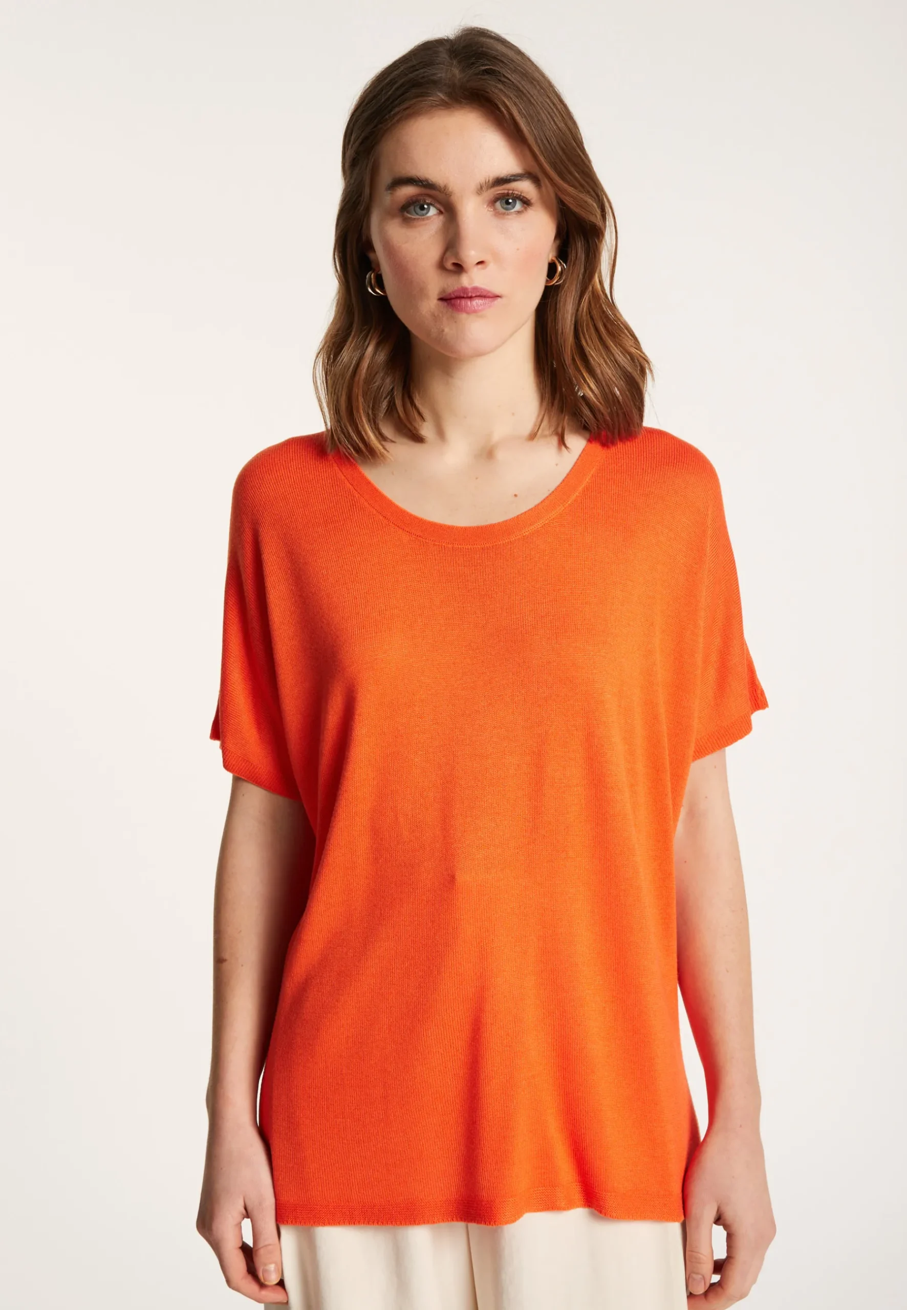 Montagut T-Shirts Et Débardeurs-T-shirt ample avec fentes - Nova 15-Orange