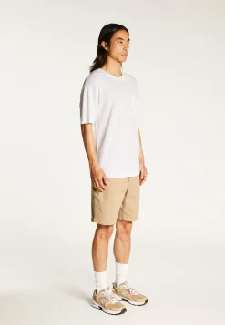 Montagut Polos Et T-Shirts-T-shirt ample en lin flammé - Deon 02-Blanc