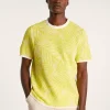 Montagut Polos Et T-Shirts-T-shirt col rond à motifs - Isham 90-Vert anis