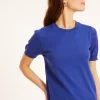 Montagut T-Shirts Et Débardeurs-T-shirt col rond en coton - Moon 03-Bleu foncé