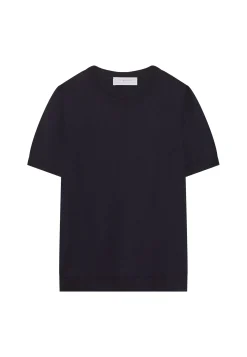 Montagut T-Shirts Et Débardeurs-T-shirt col rond en coton - Moon 05-Bleu marine