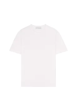 Montagut Polos Et T-Shirts-T-shirt col rond en lin flammé - Renaud 02-Blanc