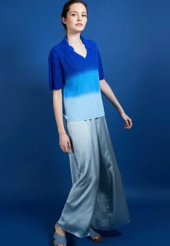 Montagut T-Shirts Et Débardeurs-T-shirt effet deep and dye - Connor 03-Bleu foncé