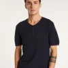 Montagut Polos Et T-Shirts-T-shirt en coton - Brieux 05-Bleu marine