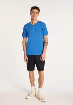Montagut Polos Et T-Shirts-T-shirt en coton - Brieux 77-Bleu ciel