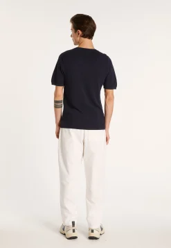 Montagut Polos Et T-Shirts-T-shirt en coton - Brieux 05-Bleu marine