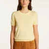 Montagut T-Shirts Et Débardeurs-T-shirt en coton - Dalia 08-Jaune