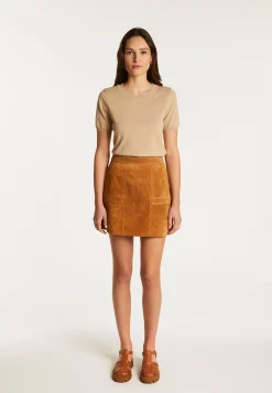 Montagut T-Shirts Et Débardeurs-T-shirt en coton - Dalia 13-Beige moyen