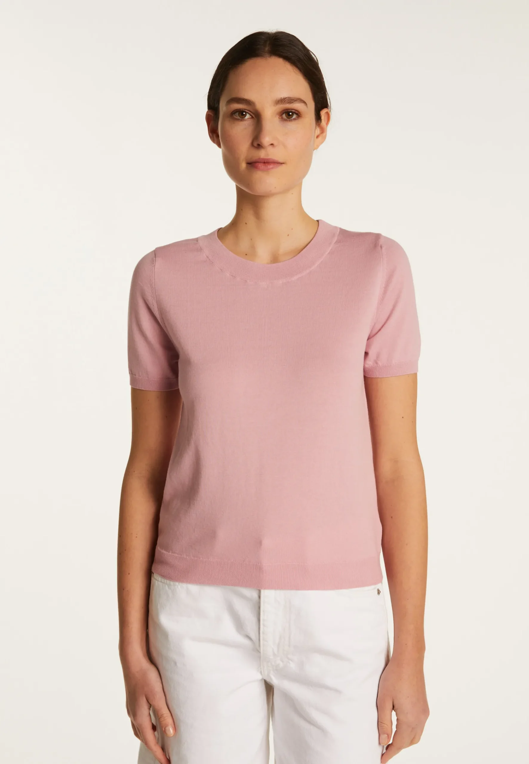 Montagut T-Shirts Et Débardeurs-T-shirt en coton - Dalia 24-Rose clair