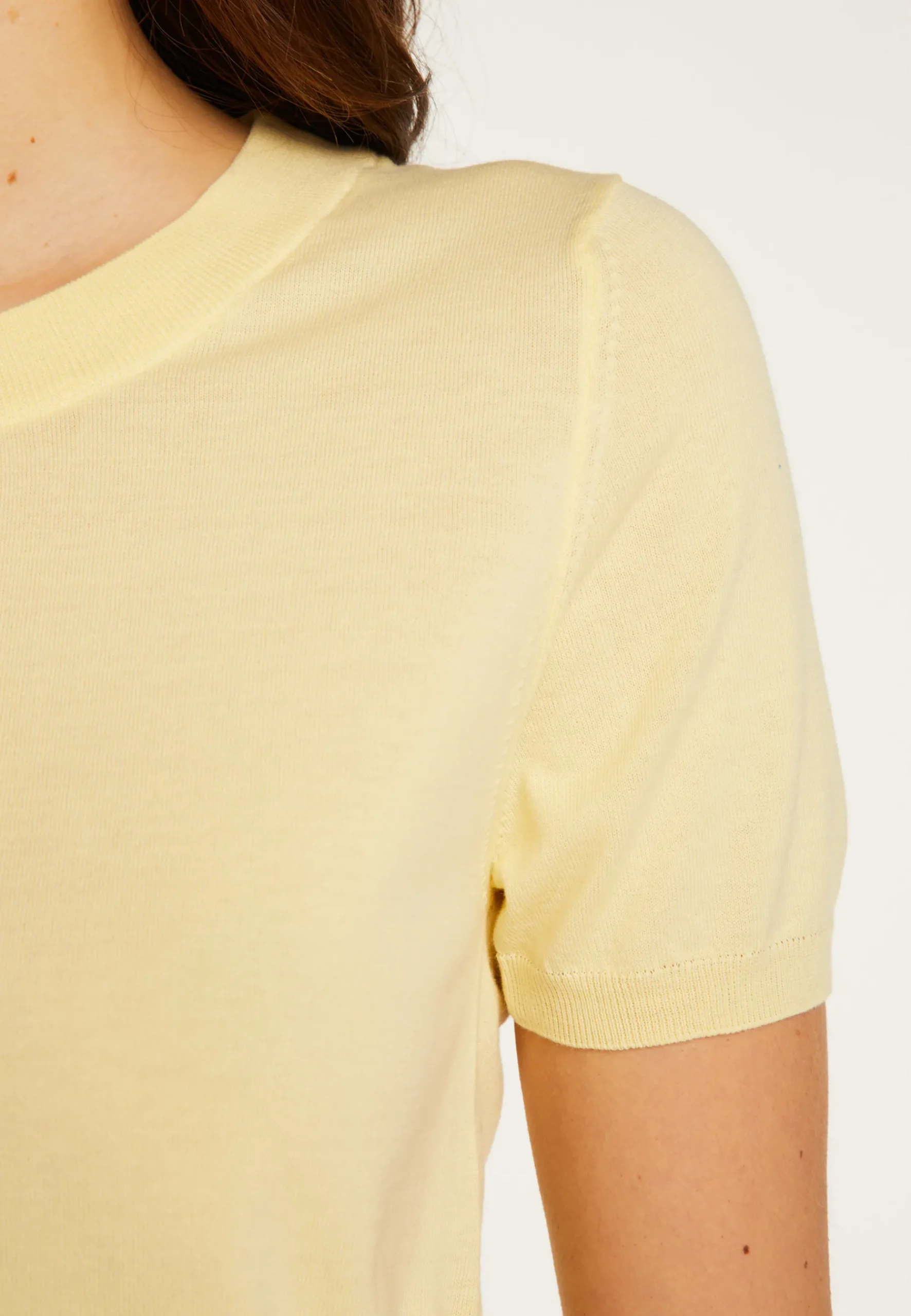 Montagut T-Shirts Et Débardeurs-T-shirt en coton - Dalia 08-Jaune