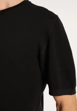 Montagut Polos Et T-Shirts-T-shirt en coton - Leonard 01-Noir