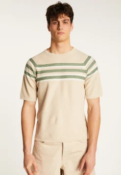 Montagut Polos Et T-Shirts-T-shirt en coton - Mario 13-Beige moyen