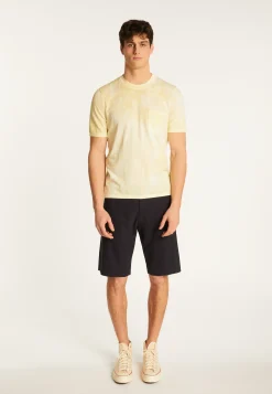 Montagut Polos Et T-Shirts-T-shirt en coton - Marquez 63-Batik paille