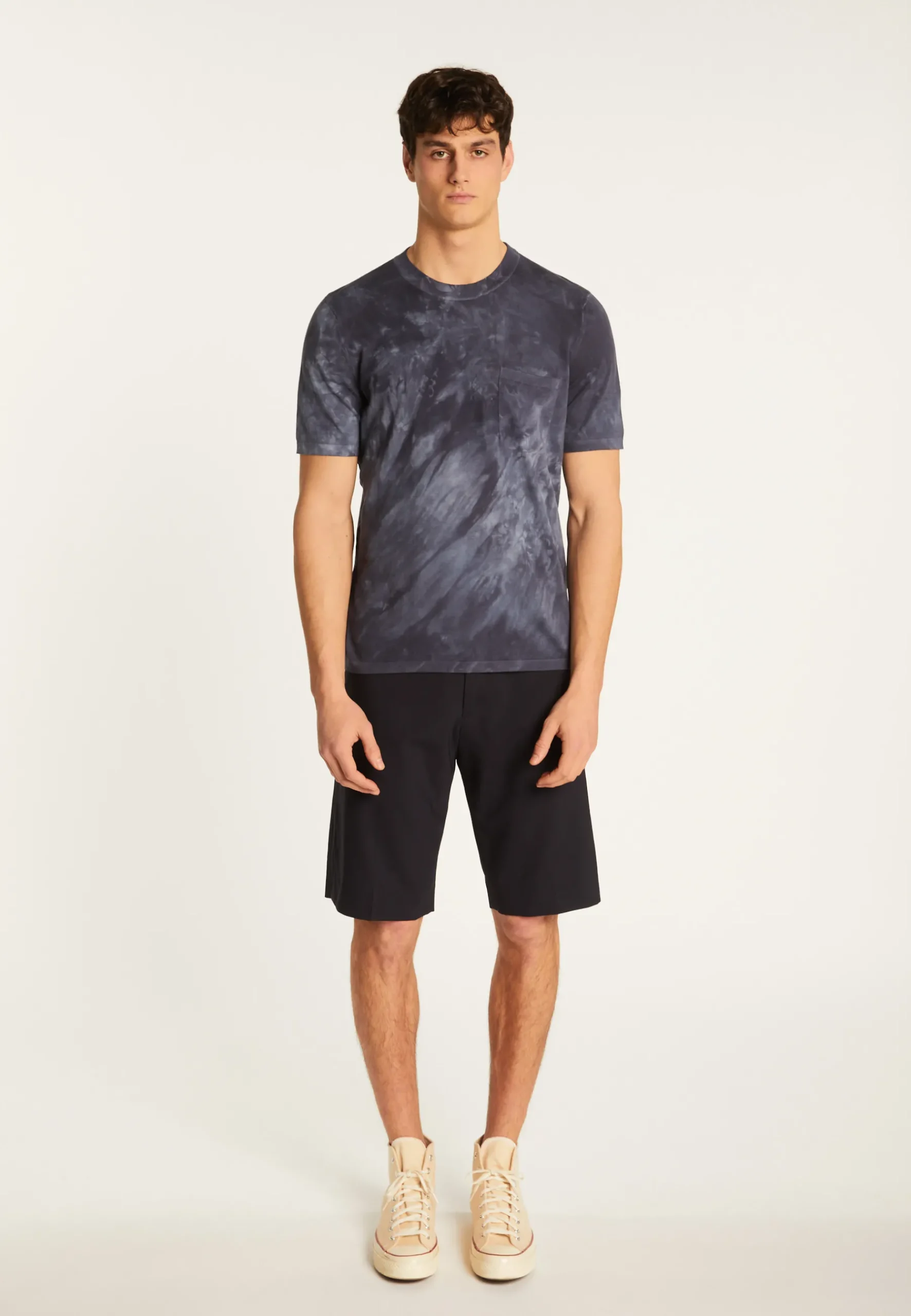 Montagut Polos Et T-Shirts-T-shirt en coton - Marquez 60-Batik marine