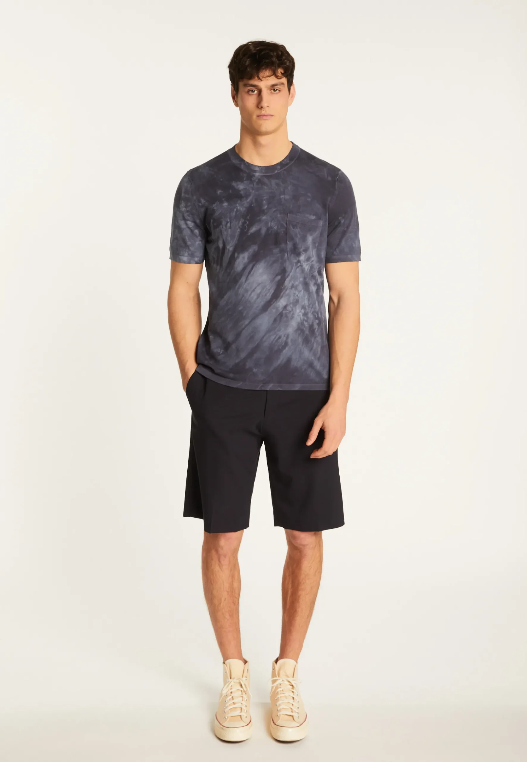 Montagut Polos Et T-Shirts-T-shirt en coton - Marquez 60-Batik marine